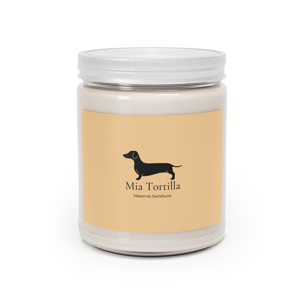 Dachshund Soy Candle — Natural Scented