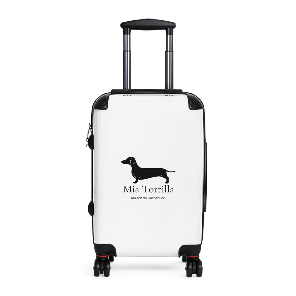 Mia Tortilla Suitcase — Dachshund Hard Shell Travel Luggage