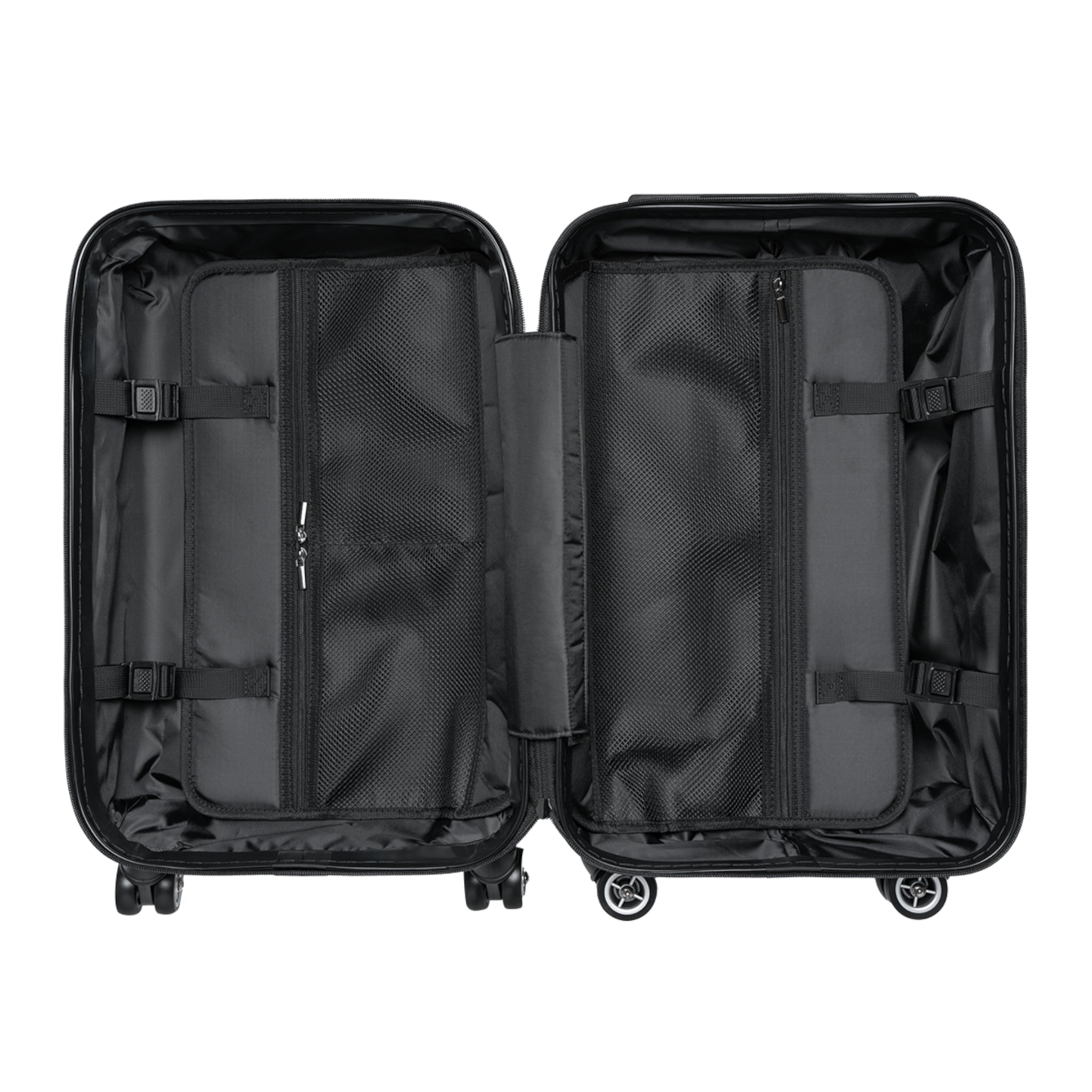 Mia Tortilla Suitcase — Dachshund Hard Shell Travel Luggage Allover logo