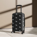 Mia Tortilla Suitcase — Dachshund Hard Shell Travel Luggage Allover logo